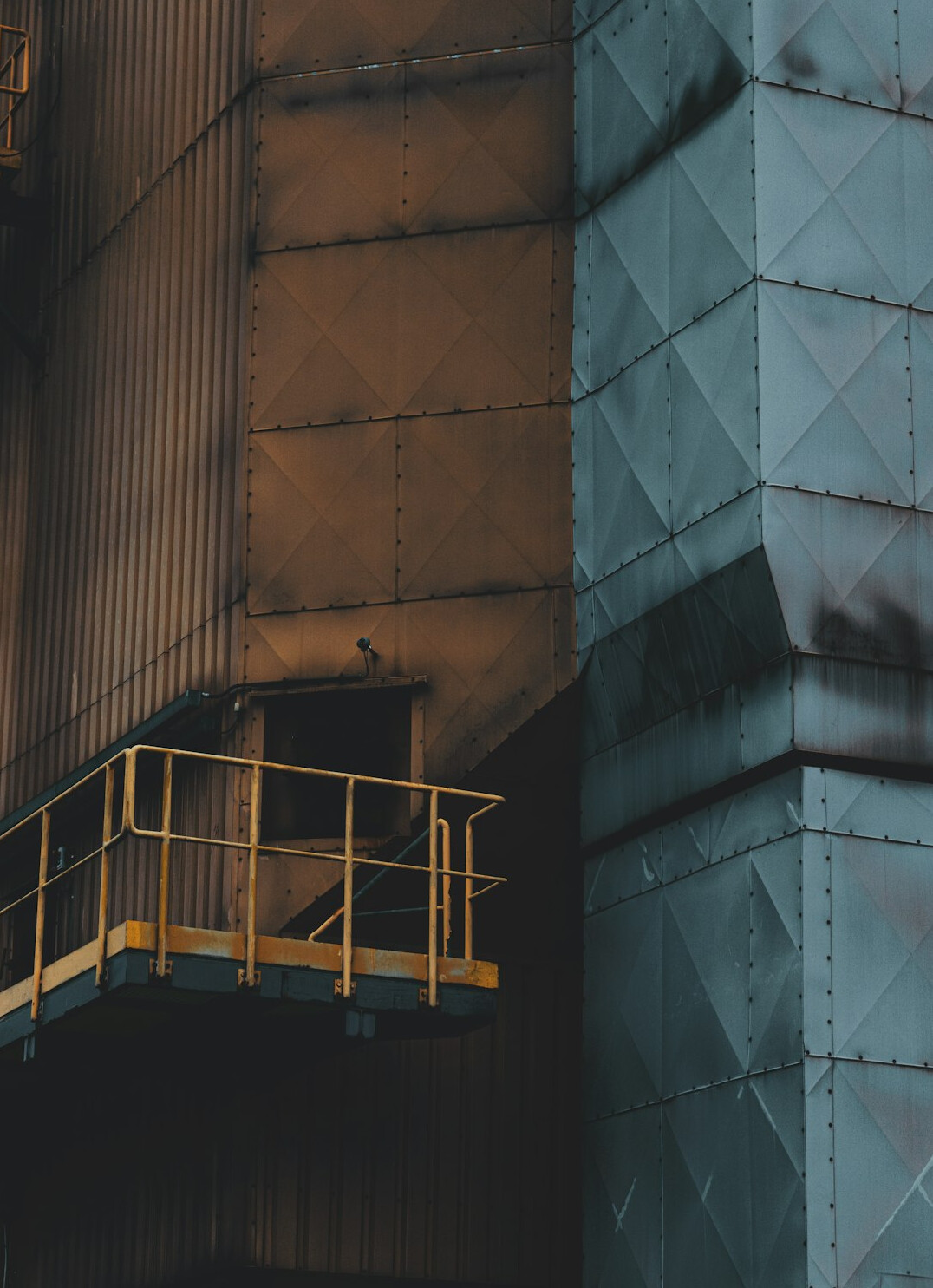 Factory worker in a Polish industrial town