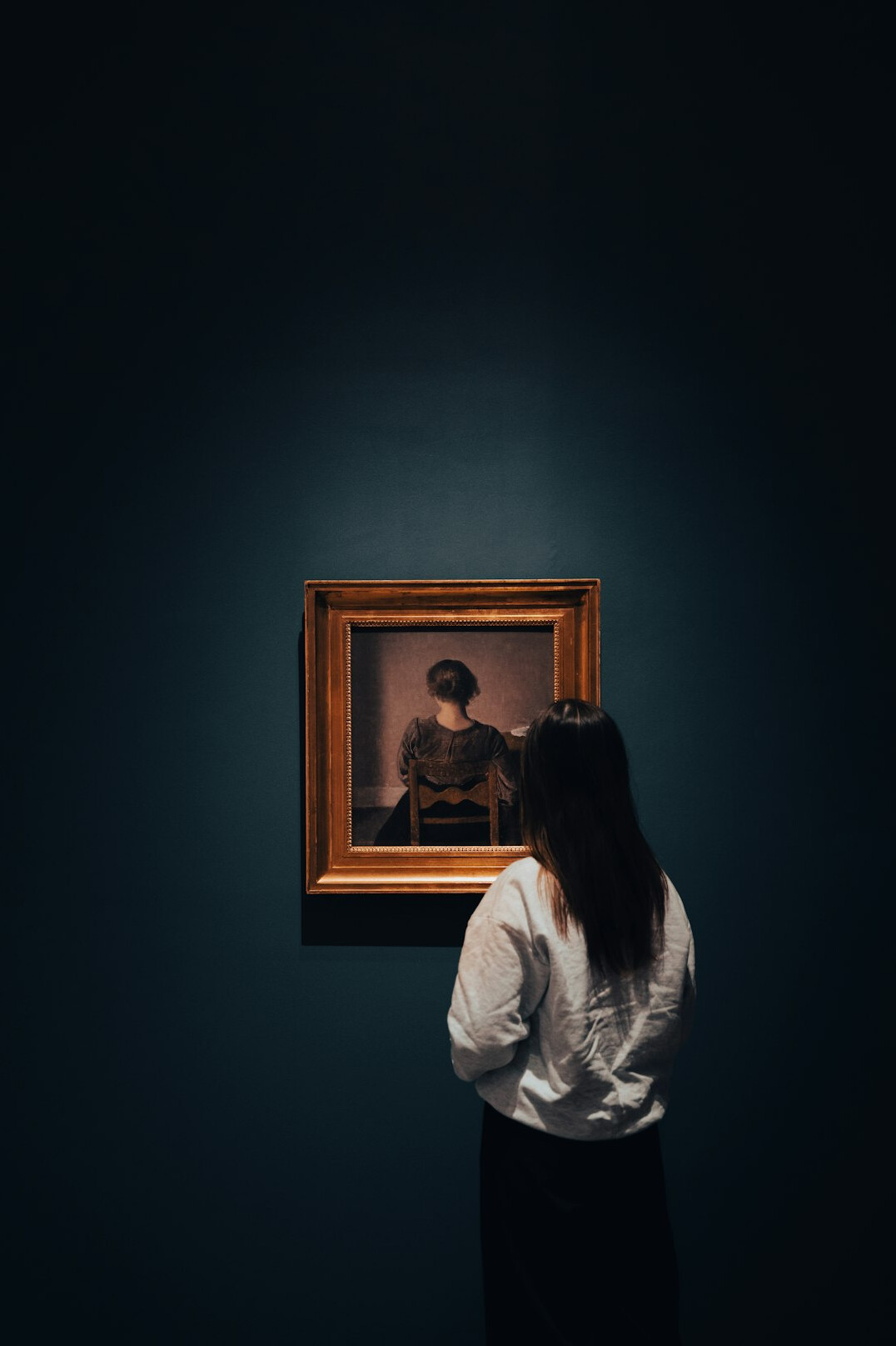 Portrait of a Polish female oral history researcher